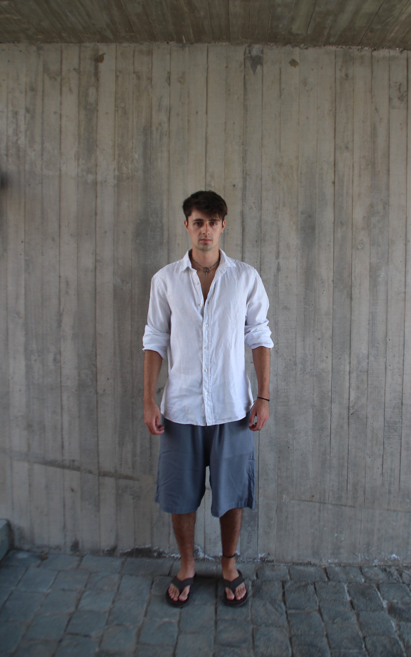 Everyday Linen Short | Grafito
