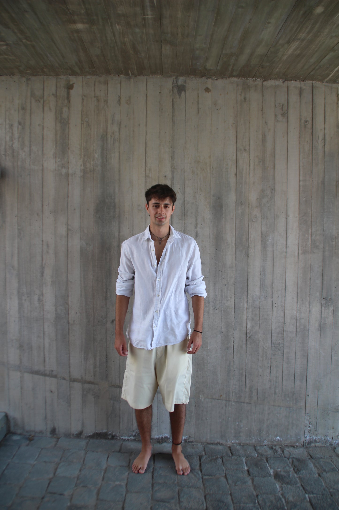 Everyday Linen Short | Marfil