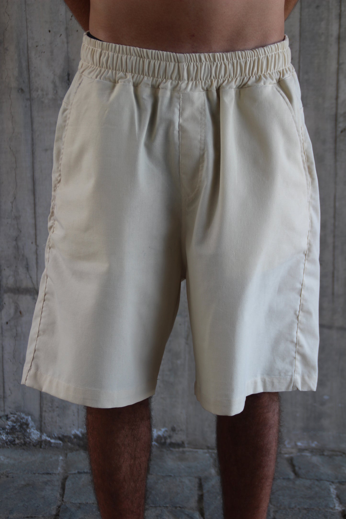 Everyday Linen Short | Marfil